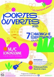 Portes ouvertes de la MJC Lorraine
